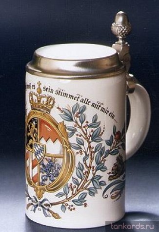 Кружка из Германии с изображением герба Королевства Бавария