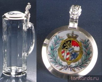  Коллекционная кружка с изображением герба Баварии на крышке