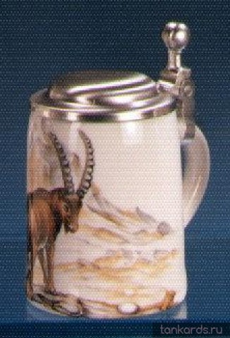 Сувенирная кружечка с изображением козерога