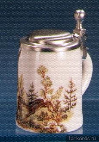 Подарочная пивная кружка - сувенир с изображением оленя
