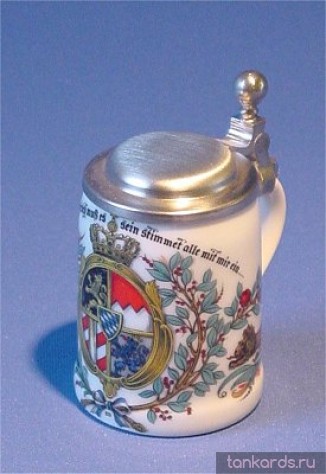 Пивная кружка подарочная, сувенирная с гербом Баварии