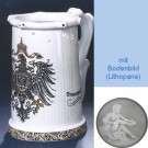 Пивная кружка (кувшин Гауди) с изображением Государственного орла Германии