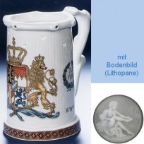 Немецкая пивная кружка (кувшин Гауди) с изображением герба 1794 года